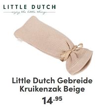 Little dutch gebreide kruikenzak beige-Little Dutch