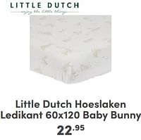 Little dutch hoeslaken ledikant baby bunny-Little Dutch