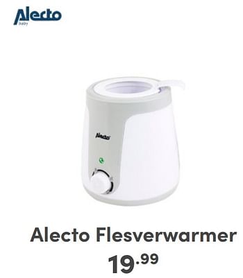 Promotions Alecto flesverwarmer - Alecto - Valide de 07/05/2024 à 18/05/2024 chez Baby & Tiener Megastore