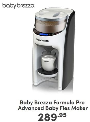 Promoties Baby brezza formula pro advanced baby fles maker - Babybrezza - Geldig van 07/05/2024 tot 18/05/2024 bij Baby & Tiener Megastore