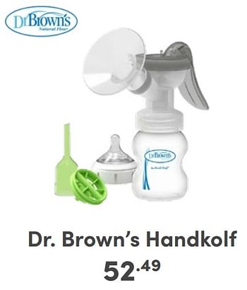 Promoties Dr. brown’s handkolf - DrBrown's - Geldig van 07/05/2024 tot 18/05/2024 bij Baby & Tiener Megastore