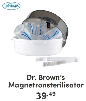 Promoties Dr. brown’s magnetronsterilisator - DrBrown's - Geldig van 07/05/2024 tot 18/05/2024 bij Baby & Tiener Megastore