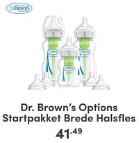 Dr. brown’s options startpakket brede halsfles-DrBrown