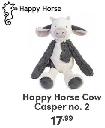 Promoties Happy horse cow casper no. 2 - Happy Horse - Geldig van 07/05/2024 tot 18/05/2024 bij Baby & Tiener Megastore