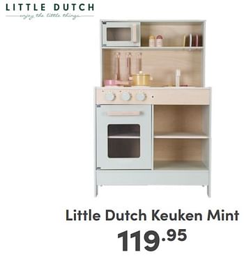 Promoties Little dutch keuken mint - Little Dutch - Geldig van 07/05/2024 tot 18/05/2024 bij Baby & Tiener Megastore