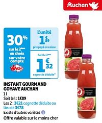 Instant gourmand goyave auchan-Huismerk - Auchan