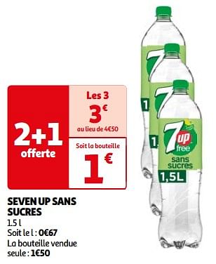 Promoties Seven up sans sucres - 7-Up - Geldig van 07/05/2024 tot 19/05/2024 bij Auchan