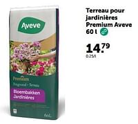Promotions Terreau pour jardinières premium aveve - Produit maison - Aveve - Valide de 08/05/2024 à 19/05/2024 chez Aveve