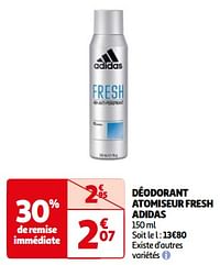 Déodorant atomiseur fresh adidas-Adidas