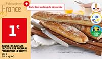 Baguette saveur crc filière auchan cultivons le bon-Huismerk - Auchan