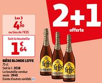 Promoties Bière blonde leffe - Leffe - Geldig van 07/05/2024 tot 19/05/2024 bij Auchan