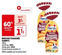 Promoties Brioche tranchée harrys - Harry's - Geldig van 07/05/2024 tot 19/05/2024 bij Auchan