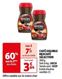 Café soluble nescafé sélection-Nescafe