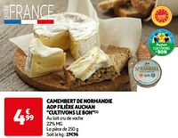 Camembert de normandie aop filière auchan cultivons le bon-Huismerk - Auchan