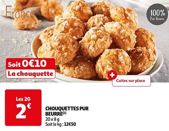 Promotions Chouquettes pur beurre - Produit Maison - Auchan Ronq - Valide de 07/05/2024 à 19/05/2024 chez Auchan Ronq