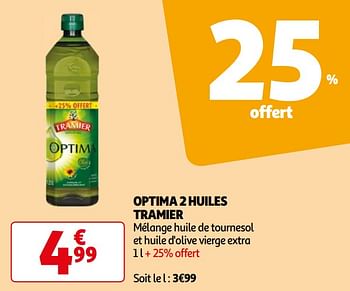 Promoties Optima 2 huiles tramier - Tramier - Geldig van 07/05/2024 tot 19/05/2024 bij Auchan