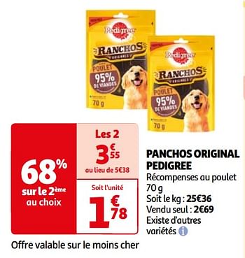 Promotions Panchos original pedigree - Pedigree - Valide de 07/05/2024 à 19/05/2024 chez Auchan Ronq