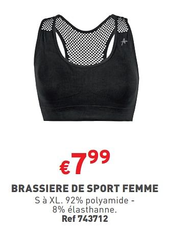 Promotions Brassiere de sport femme - Produit maison - Trafic  - Valide de 08/05/2024 à 11/05/2024 chez Trafic