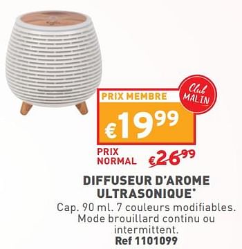 Promoties Diffuseur d’arome ultrasonique - Huismerk - Trafic  - Geldig van 08/05/2024 tot 11/05/2024 bij Trafic