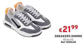 Promotions Sneakers homme - Produit maison - Trafic  - Valide de 08/05/2024 à 11/05/2024 chez Trafic