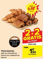 Promotions Viennoiseries - Produit maison - Carrefour  - Valide de 08/05/2024 à 14/05/2024 chez Carrefour