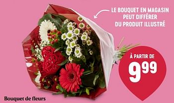Promoties Bouquet de fleurs - Huismerk - Delhaize - Geldig van 08/05/2024 tot 15/05/2024 bij Delhaize