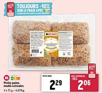 Promotions Petits pains multi-céréales - Produit Maison - Delhaize - Valide de 08/05/2024 à 15/05/2024 chez Delhaize