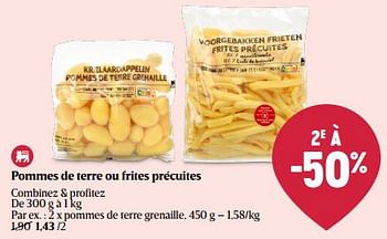 Promotions Pommes de terre grenaille - Produit Maison - Delhaize - Valide de 08/05/2024 à 15/05/2024 chez Delhaize