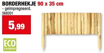 Promoties Borderhekje - Huismerk - Hubo  - Geldig van 08/05/2024 tot 19/05/2024 bij Hubo