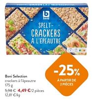 Promotions Boni selection crackers a |’epeautre - Boni - Valide de 08/05/2024 à 21/05/2024 chez OKay