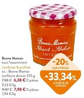 Promotions Bonne maman confiture abricot - Bonne Maman - Valide de 08/05/2024 à 21/05/2024 chez OKay