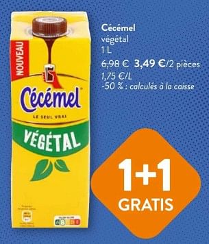 Promoties Cecemel vegetal - Cecemel - Geldig van 08/05/2024 tot 21/05/2024 bij OKay