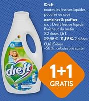 Promotions Dreft lessive liquide fraicheur du matin - Dreft - Valide de 08/05/2024 à 21/05/2024 chez OKay