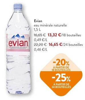 Promoties Evian eau minerale naturelle - Evian - Geldig van 08/05/2024 tot 21/05/2024 bij OKay