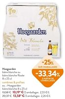 Promotions Hoegaarden piste blanche - Hoegaarden - Valide de 08/05/2024 à 21/05/2024 chez OKay