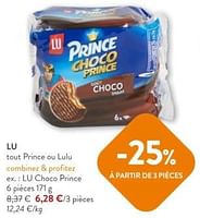 Promotions Lu choco prince - Lu - Valide de 08/05/2024 à 21/05/2024 chez OKay