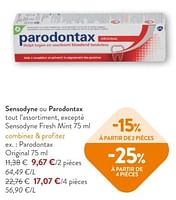 Promotions Parodontax original - Paradontax - Valide de 08/05/2024 à 21/05/2024 chez OKay