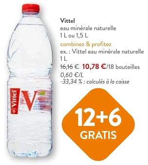Promoties Vittel eau minerale naturelle - Vittel - Geldig van 08/05/2024 tot 21/05/2024 bij OKay
