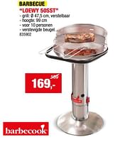 Promotions Barbecue loewy 50sst - Barbecook - Valide de 08/05/2024 à 19/05/2024 chez Hubo