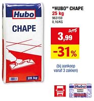 Promotions Hubo chape - Produit maison - Hubo  - Valide de 08/05/2024 à 19/05/2024 chez Hubo