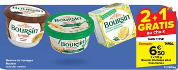 Promoties Boursin onctueux ail et fines herbes - Boursin - Geldig van 08/05/2024 tot 21/05/2024 bij Carrefour