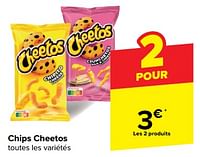 Promotions Chips cheetos - Cheetos  - Valide de 08/05/2024 à 21/05/2024 chez Carrefour