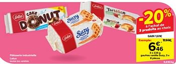 Promoties Gaufres vanille suzy - Lotus Bakeries - Geldig van 08/05/2024 tot 21/05/2024 bij Carrefour