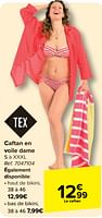 Promotions Caftan en voile dame - Tex - Valide de 08/05/2024 à 21/05/2024 chez Carrefour