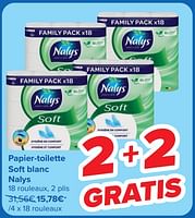 Promotions Papier-toilette soft blanc nalys - Nalys - Valide de 08/05/2024 à 21/05/2024 chez Carrefour