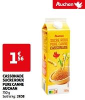Promotions Cassonade sucre roux pure canne auchan - Produit Maison - Auchan Ronq - Valide de 07/05/2024 à 19/05/2024 chez Auchan Ronq