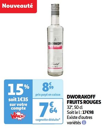 Promoties Dworakoff fruits rouges - Dworakoff - Geldig van 07/05/2024 tot 13/05/2024 bij Auchan