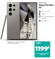 Promotions Samsung galaxy s24 ultra 5g - Samsung - Valide de 07/05/2024 à 03/06/2024 chez Base