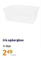 Promoties Iris opbergbox - Iris - Geldig van 08/05/2024 tot 14/05/2024 bij Action