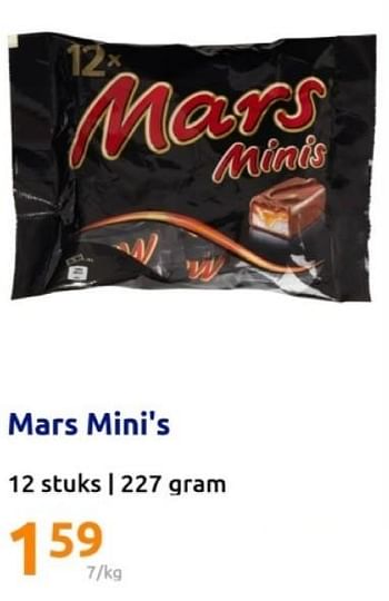 Promoties Mars mini`s - Mars - Geldig van 08/05/2024 tot 14/05/2024 bij Action